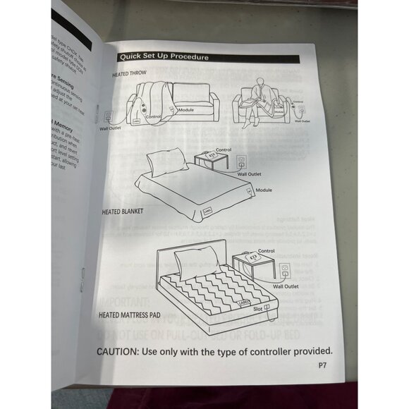 Warm & Cozy Heated Throw Blanket Red Plush Electric 50x60 With Controller - Picture 4 of 5